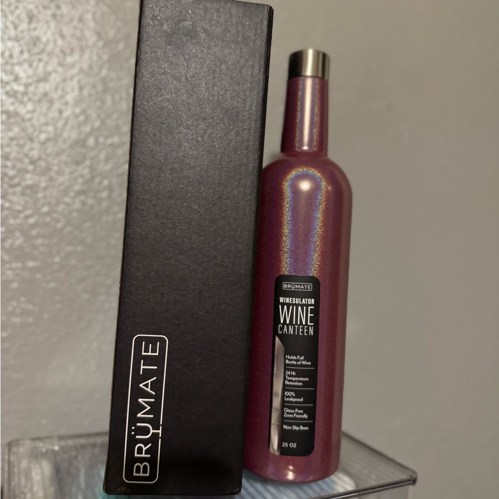 BruMate Winesulator Insulated Bottle - Glitter